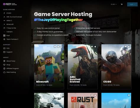 game hosting servers